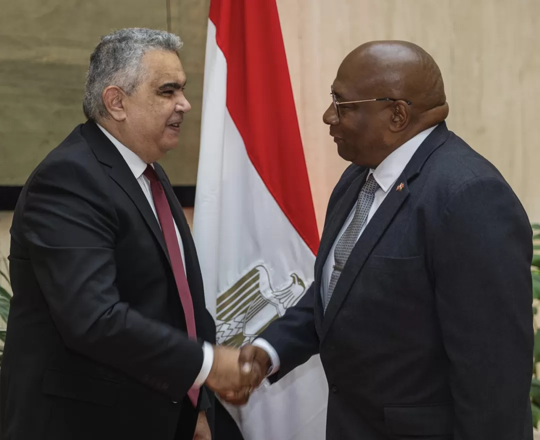 Charles Hooper and Motaz Zahran, Ambassador of Egypt