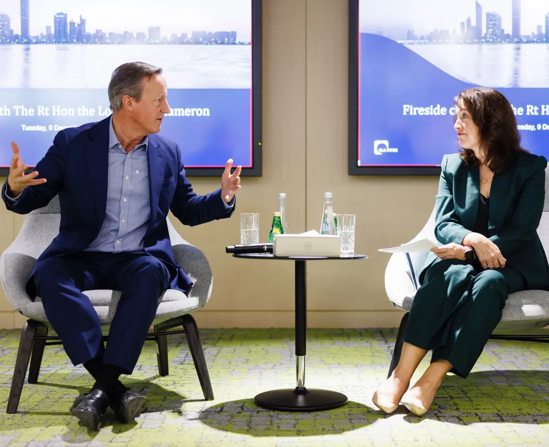 Gavito and Cameron, Abu Dhabi Finance Week