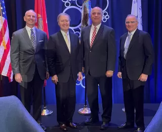 Secretary Cohen, General Scaparrotti, Jay Stefany, and Jonathan Greenert